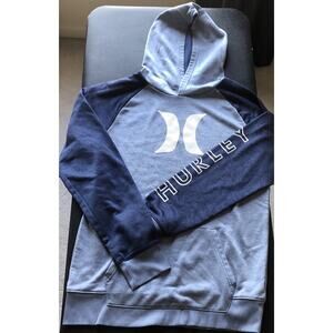Hurley Boys XL Dri-Fit French Terry Icon Pullover Hoodie - Delft Heather